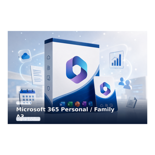 مايكروسوفت 365 للأفراد والعائلات - Microsoft - مناسب للاستخدام الفردي أو العائلي بحسب المتغير المعروض.